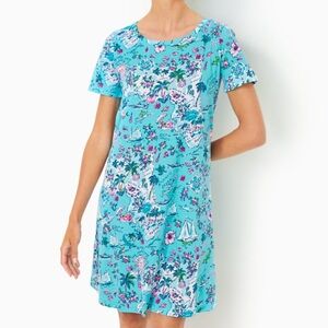 NWT Lilly Pulitzer Cody Dress Amalfi Blue Lillys Roadtrip